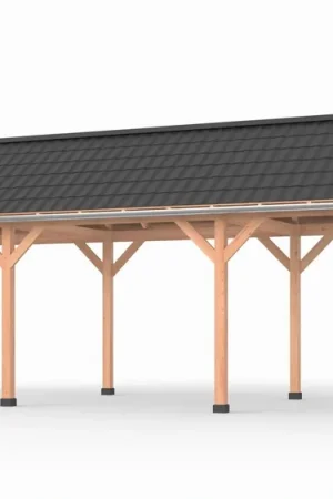 Laatste Versie Douglas overkapping zadeldak, 900 x 300, Westwood DIY